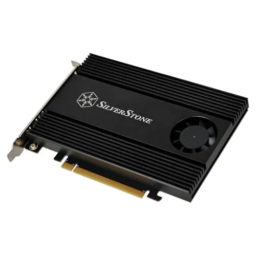 Silverstone SST-ECM40, Adapterkarte PCIe 4.0 x16 zu 4 x M.2 NVMe SSD, M.2 (NGFF) M Key