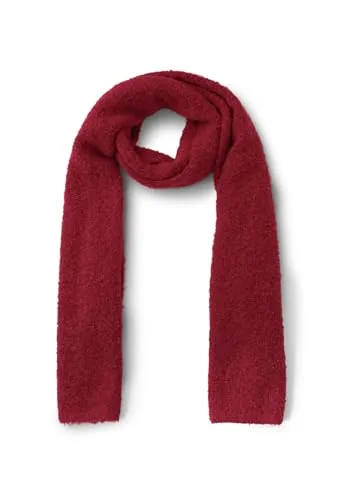 Schal STREET ONE Damen, Gr. onesize, rot, weicher Stoffmix - Kuscheliger Schal in Bouclé-Struktur von Street One für Damen. Ideal für kühle Tage, bietet er Style und Komfort. Aus hochwertigem Materialmix für ein angenehmes Tragegefühl.