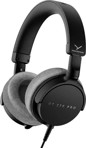 beyerdynamic DT-270 Pro B-Stock - Professioneller Studio-Kopfhörer - Over-Ear-Kopfhörer mit hervorragendem Klang und hohem Tragekomfort; ideal für Tonstudios; B-Stock mit voller Garantie und leichten Gebrauchsspuren.