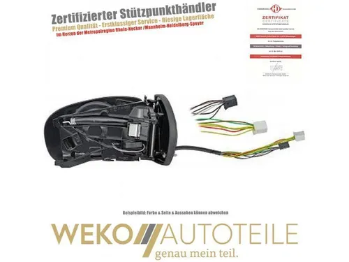Außenspiegel rechts DIEDERICHS 1671524 für MERCEDES-BENZ - Außenspiegel für MERCEDES-BENZ mit elektrischer Spiegelverstellung, hochwertiger Ersatz für optimale Sicht und Sicherheit im Straßenverkehr.