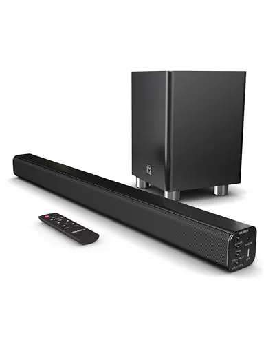 Majority K2 Wireless Soundbar - Surround-Systeme mit Subwoofer für beeindruckenden HD-Sound. Erleben Sie kristallklare Klänge und kraftvollen Bass für ein kinoreifes Erlebnis.