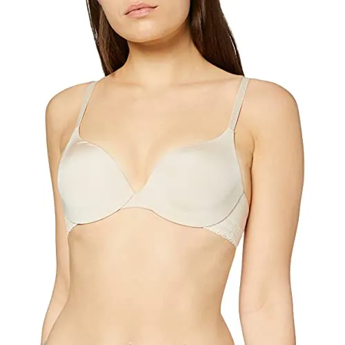Sloggi Damen Halbschalen BH Wow Lace WHP, Beige (NEW BEIGE (LZ) LZ), 70D