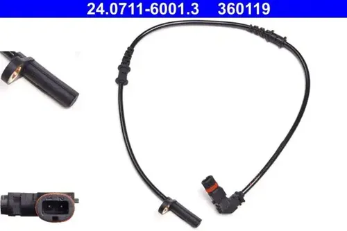 ATE Sensor, Raddrehzahl 24.0711-6001.3 - Autoteile mit präziser Raddrehzahlerfassung für optimale Fahrzeugleistung und Sicherheit.