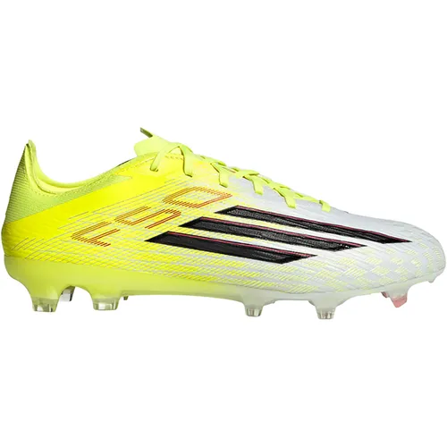 Adidas F50 Pro FG Fußballschuhe - gelb - Leichte Fußballschuhe für Firm Ground mit optimierter Ballkontrolle und individueller Passform. Ideal für schnelle Richtungswechsel und präzise Bewegungen auf dem Platz.