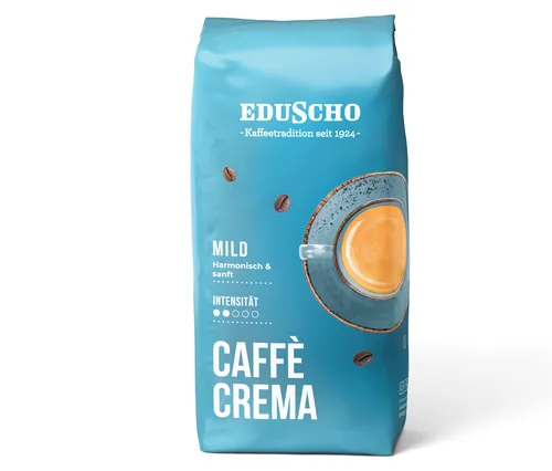 Eduscho Caffè Crema Mild - 1 kg Ganze Bohne - Intensität: 2/5