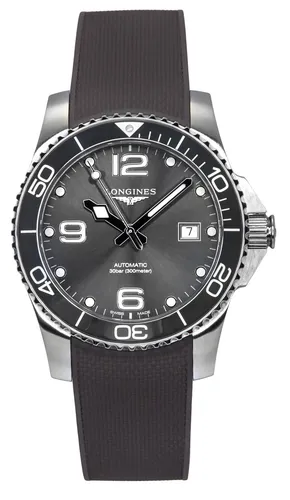 Longines Hydroconquest Automatische Taucheruhr L3.781.4.76.9 - Armbanduhren: Robuste Herrenuhr mit 300m Wasserdichtigkeit, Saphirglas und automatischem Uhrwerk – ideal für Taucher und Abenteuerlustige!