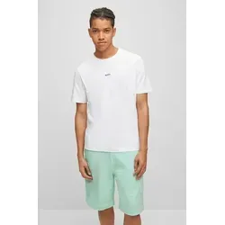 BOSS ORANGE T-Shirt "TChup" für Herren, Gr. XXL, weiß - Casual Herren-Shirt aus 96% Baumwolle und 4% Elasthan. Weicher Single Jersey, hüftlang und relaxed fit für optimalen Tragekomfort.