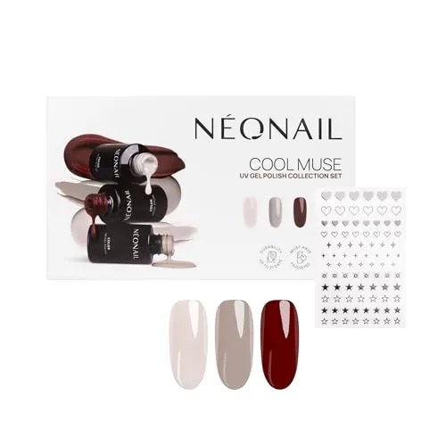 NÉONAIL Cool Muse Collection Set - UV Nagellack - Nagelsticker - Sets - Nagelset - Farben - Nails - UV Lack - Gel Nägel - Nagel Sticker - Nageldesign
