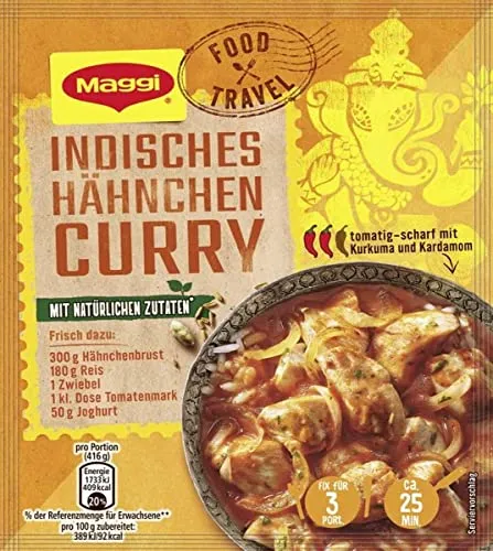 Maggi Fix indisches Hähnchen Curry, 36 g