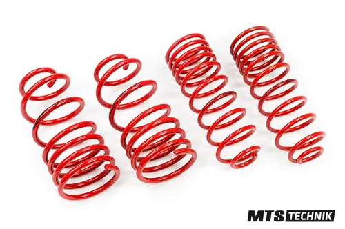 MTS Tieferlegungsfedern für Ford Fiesta VII JHH ST 1.5 (200PS) 04/18 - Sportfedern für verbesserte Fahrdynamik und reduzierter Rollneigung. Ideal für Tuning und sportliches Fahren. Verleihen Sie Ihrem Ford Fiesta ein optimiertes Handling.