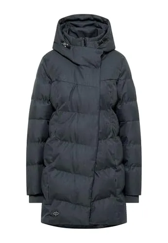 RAGWEAR PAVLA Jacke 2025 - Veganer Wintermantel in Dunkelgrau - Funktionsjacken - Der vegane Wintermantel 'PAVLA' bietet dicke Fütterung, wasserfestes Material und kuschelige Teddy-Fütterung für ultimativen Komfort an kalten Tagen.