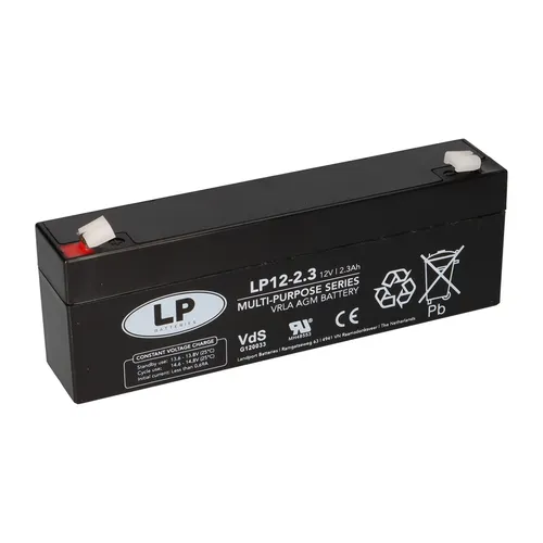 Landport Bleiakku 12V 2,3Ah AGM Batterie NSA LP12-2,3 T1 VdS 2,1Ah 2,2Ah USV