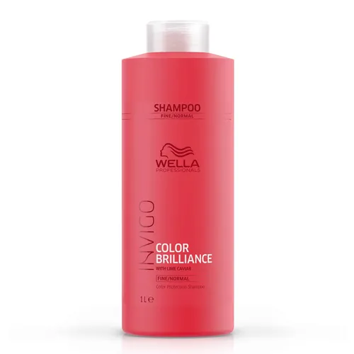 Wella Professionals Invigo Color Brilliance Shampoo 1000 ml - Shampoo für normales und feines Haar, schützt die Haarfarbe und verlängert deren Haltbarkeit, sorgt für frisches, gesundes und glänzendes Haar.