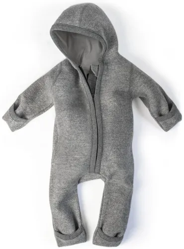 Ehrenkind Overall Walkoverall Baby aus Natur Schurwolle mit Reißverschluss Wollwalk Overall Baby