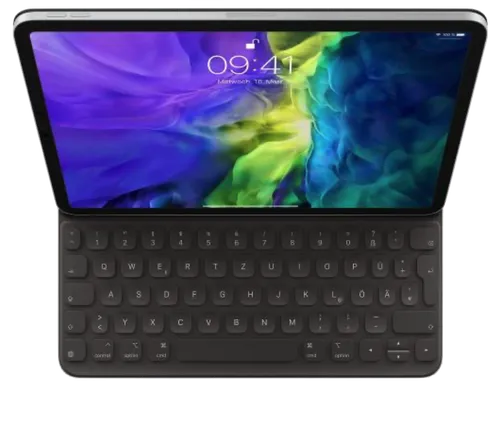 Apple Smart Keyboard Folio für iPad Pro 11" (2018/2020) - Grau - Taschen & Hüllen, praktische Schutzhülle mit integrierter Tastatur für produktives Arbeiten unterwegs und optimalen Schutz.
