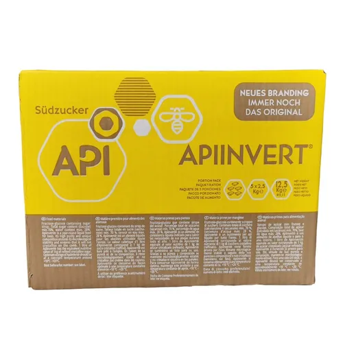 Apiinvert Bienenfutter Südzucker flüssig Zuckerlösung 12,5 kg - Praktische Zuckerlösung für Bienen, ideal zur späten Wintereinfütterung. Gebrauchsfertig, ohne Wasserzusatz. Hohe mikrobiologische Haltbarkeit und optimale Verwertbarkeit für Ihre Bienen.