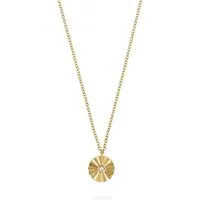 CHRIST Collier Damen-Kette 375er Gelbgold mit 1 Diamant - Elegante Kette aus 375er Gelbgold, verziert mit einem strahlenden Brillanten. Perfekt für besondere Anlässe oder als zeitloses Geschenk.