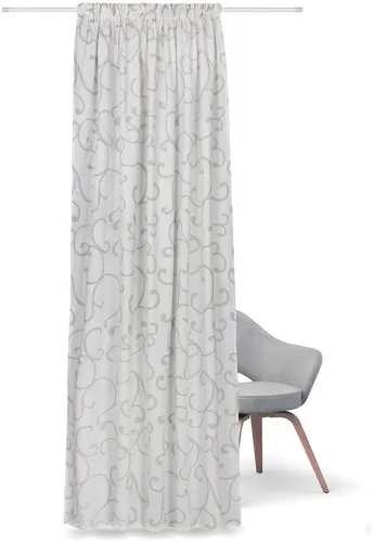 Feel of Nature Gardine Havert, blickdicht und nachhaltig - Fertiggardine aus 100% Bio-Baumwolle, blickdicht und mit grafischem Design, ideal für umweltbewusste Wohnräume.