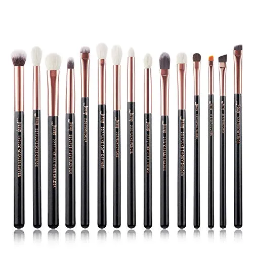 Jessup Augen Makeup Pinsel Brush Set 15 Pcs Schmink Kosmetik Lidschatten Puder T157