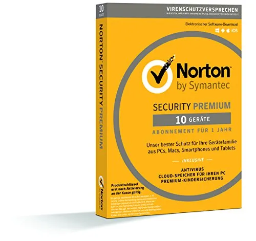 Norton Security 3.0 | 2025 | 10 Geräte - Security-Suite mit umfassendem Schutz für bis zu 10 Geräte, erkennt und blockiert mehr Online-Bedrohungen als je zuvor. Sofortdownload für sofortige Sicherheit!