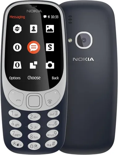NOKIA 3310 Mobiltelefon Dual SIM Dunkelblau - Klassisches Handy mit Dual SIM, langlebiger Akku und einfacher Bedienung, ideal für Minimalisten und als Zweitgerät.