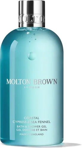 Molton Brown Coastal Cypress & Sea Fennel Bath & Shower Gel 300 ml - Baden und Duschen: Erfrischendes Duschgel mit maritimem Duft aus Meerfenchel und Zypresse für einen energiegeladenen Start in den Tag.