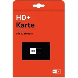 HDPLUS 12033 HD+ Karte - Verlängerung des HD+ Sender-Pakets für 12 Monate, genießen Sie 26 private HD-Sender und 3 UHD-Sender in höchster Bildqualität