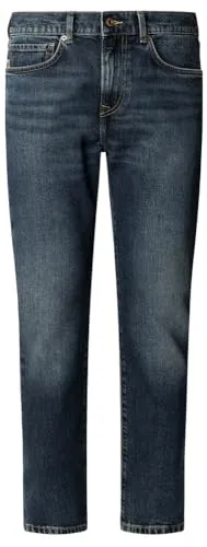Straight Jeans PEPE JEANS "STRAIGHT JEANS CASH", Herren Größe 33 - Moderne Herren-Straight-Jeans von Pepe Jeans im used look. Bequem und strapazierfähig dank 99% Baumwolle, ideal für lässige Freizeit-Outfits.