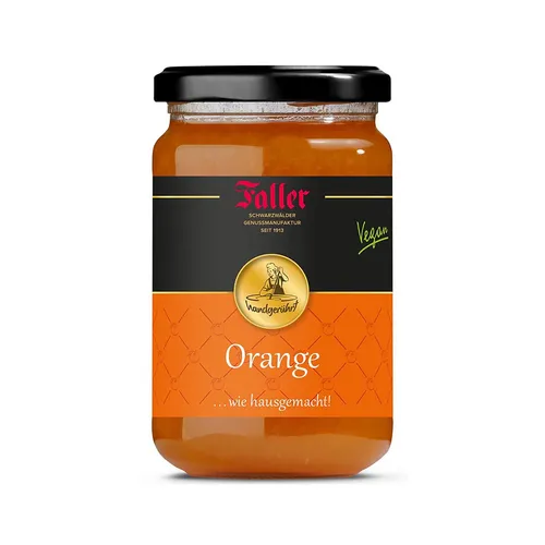 Fruchtaufstriche aus dem Schwarzwald Faller Orangen Marmelade extra 330 Gramm