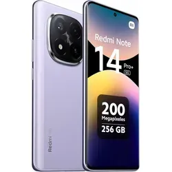 Xiaomi Redmi Note 14 Pro+ 5G 256GB - Lavender Purple - Simlockfreies Handy mit 200 MP Hauptkamera, HyperOS und elegantem veganem Leder-Design für beeindruckende Fotos und stilvolles Aussehen.