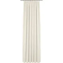 Wirth Vorhang Newbury (1 St), Kräuselband, blickdicht, Jacquard beige 130 cm x 245 cm