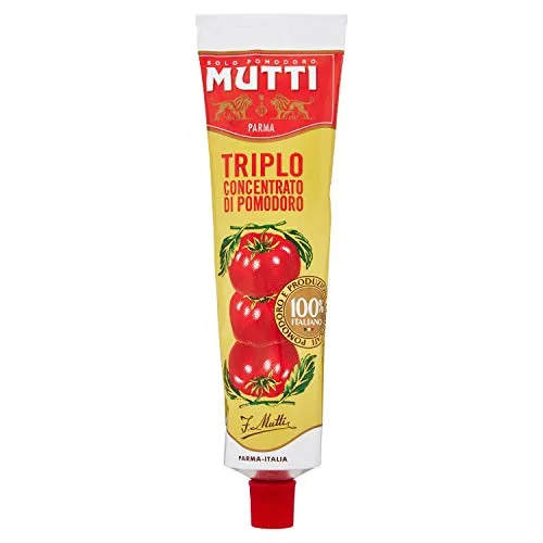 Tomatenkonzentrat Triplo 180g - Mutti - Saucen: Intensiv im Geschmack, ideal für die Zubereitung von köstlichen Pastasaucen und italienischen Gerichten.