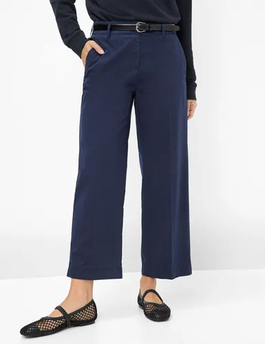 Brax Damen Culotte Style MAINE S NAVY - Stoffhosen: Ultralight Culotte im angesagten Wide Leg Design, ideal für einen lässigen und komfortablen Look.