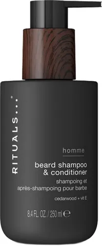 Homme Beard Shampoo & Conditioner - Homme 2-in-1 Shampoo & Conditioner für die Bartpflege, reinigt sanft und spendet Feuchtigkeit für einen gepflegten Bart. Ideal für die tägliche Anwendung.