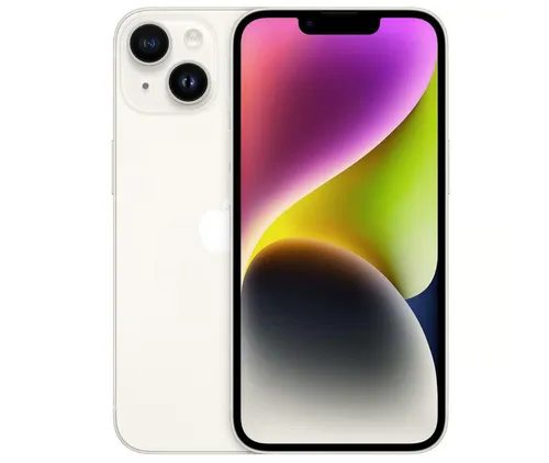 Apple iPhone 14 - 128 GB, Beige - Handy mit 12 MP Dual-Kamera für beeindruckende Fotos, IP68 wasser- und staubgeschützt, ideal für kreative Nutzer und Technikliebhaber.