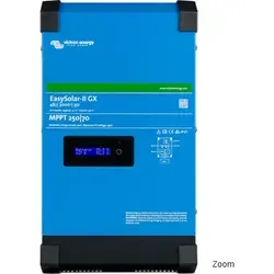 Victron EasySolar-II 48/5000/70-50 MPPT 250/100 GX - Caravan-Zubehör mit integriertem Wechselrichter und Ladegerät, vorverkabelt für einfache Installation und bis zu 30% höhere Energieerträge dank SmartSolar MPPT-Technologie.