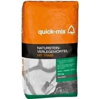 Quick-Mix Naturstein-Verlegemörtel mit Trass 25 kg