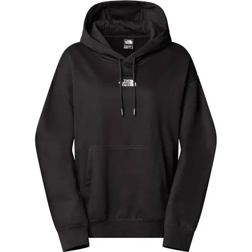 THE NORTH FACE W ESSENTIAL OVERSIZE HOODIE - Damen Kapuzensweatshirt in Oversize, aus weichem Baumwoll-Polyester-Mix für ultimativen Komfort – perfekt für Abenteuer und Freizeit.