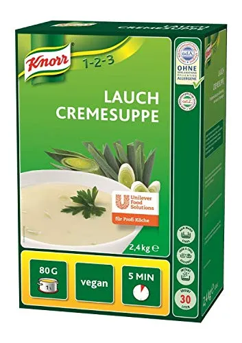 Knorr Lauch Cremesuppe Trockenmischung (mit feinen Lauchstücken) 1er Pack (1 x 2,4 kg