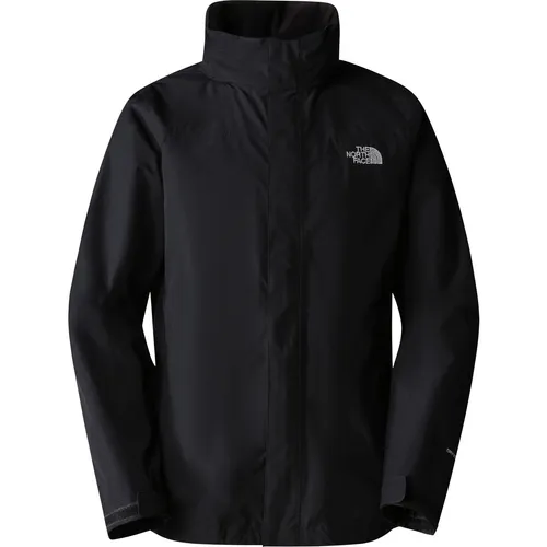 The North Face Men Sangro Jacket TNF Black NPF (M) - Funktionsjacke mit wasserdichtem DryVent-Material, schützt vor Wind und Regen ohne Hitzestau und bietet eine verstaubare Kapuze für optimalen Komfort.
