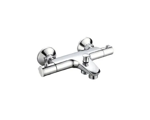 form&style Badewannenarmatur mit Thermostat ARI chrom - Badewannenarmatur mit Thermostat aus hochwertigem Messing, sorgt für konstanten Wasserdruck und optimale Sicherheit beim Baden.