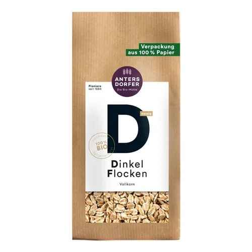 D - Dinkelflocken Vollkorn 500g | ANTERSDORFER