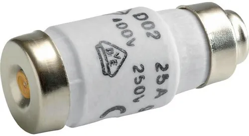 Hager LE1825 Sicherungseinsatz, D02, E18, 25A, 400V, gG, mit Kennmelder