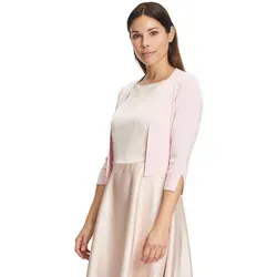 Vera Mont Damen Strickbolero Langarm Foggy Rose, M - Strickjacke für Damen, figurumspielender Schnitt mit eleganten Ärmelschlitzen für einen besonderen Look.