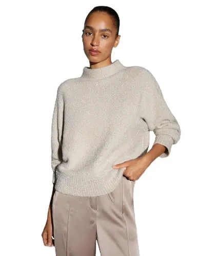 OPUS Strandpullover Posmic ivory - Eleganter Strandpullover in ivory, ideal für entspannte Tage. Der bequeme Material-Mix sorgt für hohen Tragekomfort und ist perfekt für den Sommer.
