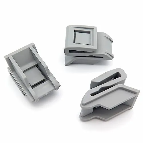 VVO Fasteners- Grau Kunststoff-Clips. Heckstoßfänger und Zierleistenbefestigung. Kompatibel mit einigen Nissan Qashqai, (Packung mit 5 Clips)