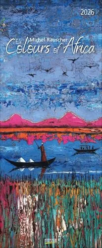 Colours of Africa 2026 | Kunstkalender von Verlag Korsch - Kalender mit 14 Seiten, präsentiert beeindruckende Kunstwerke in warmen Farben Afrikas. Ideal zur Verschönerung Ihrer Wände und für Kunstliebhaber.