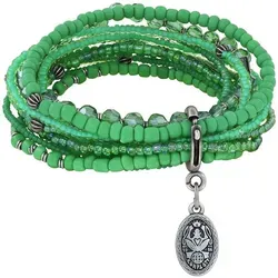 KONPLOTT Armband KONPLOTT Armband Petit Glamour d ́Afrique grün antik Silber bracelet grün
