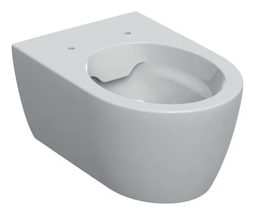 Geberit iCon Wand-Tiefspül-WC 501661001 - Wandhängendes WC mit rimfree-Technologie für eine einfache Reinigung, ideal für moderne Badezimmer. Kompatibel mit Unterputz-Spülkästen.