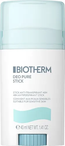 Biotherm Deo Pure Antiperspirant Stick 40 ml - Alkoholfreies Deo für alle Hauttypen, mit sanfter, pudriger Textur und 48 Stunden Wirksamkeit – ideal für langanhaltenden Schutz.